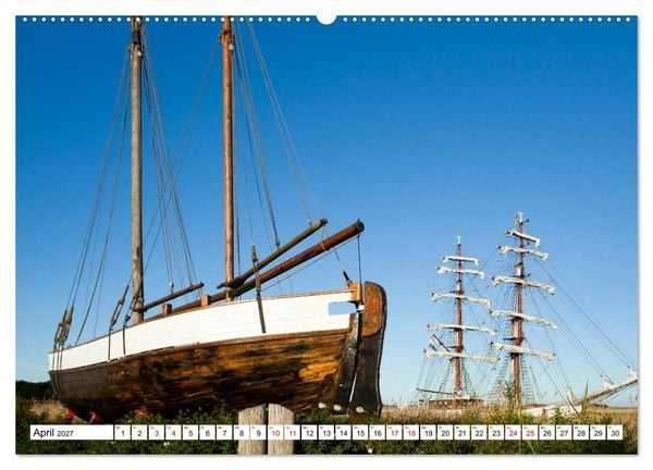 Produktbild: Fischland-Dar&szlig;-Zingst - Momente einer Reise (hochwertiger Premium Wandkalender 2027 DIN A2 quer), Kunstdruck in Hochglanz