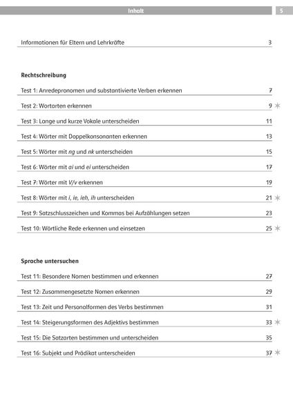Produktbild: Deutsch-Tests 3. Klasse