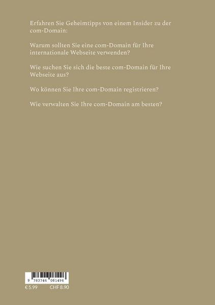 Produktbild: Warum Sie eine com-Domain f&uuml;r Ihre internationale Webseite verwenden sollten