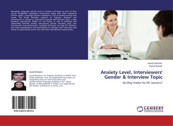 Produktbild: Anxiety Level, Interviewers' Gender & Interview Topic