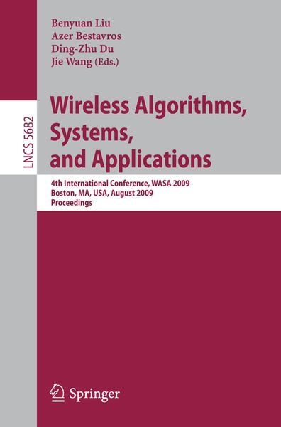 Produktbild: Wireless Algorithms, Systems, and Applications