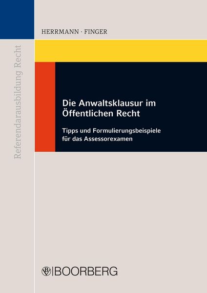 Produktbild: Die Anwaltsklausur im &ouml;ffentlichen Recht