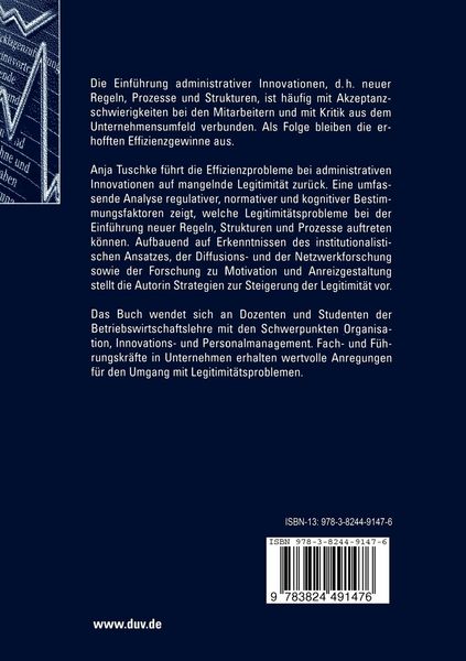 Produktbild: Legitimit&auml;t und Effizienz administrativer Innovationen