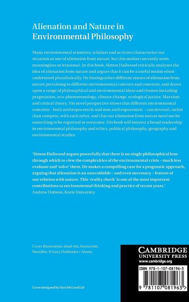 Produktbild: Alienation and Nature in Environmental Philosophy