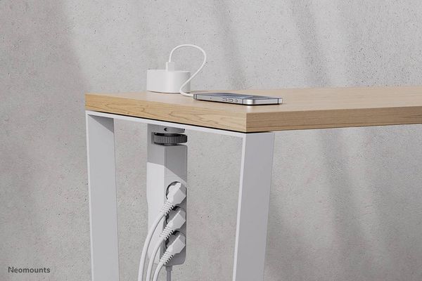 Produktbild: Neomounts DS22-840WH6 Tischsteckdose Wei&szlig; Schutzkontakt 1St.