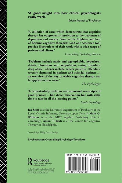 Produktbild: Cognitive Therapy in Clinical Practice