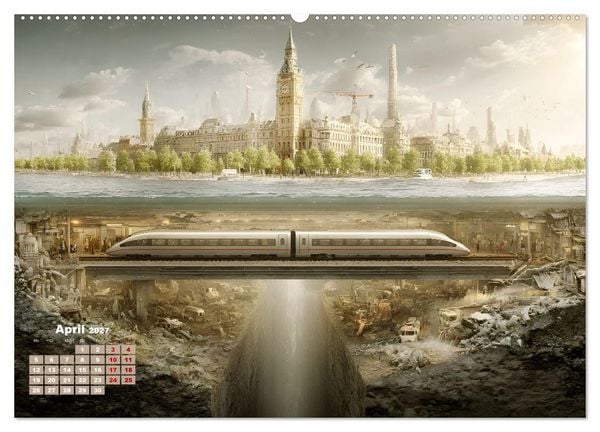 Produktbild: Below (hochwertiger Premium Wandkalender 2027 DIN A2 quer), Kunstdruck in Hochglanz