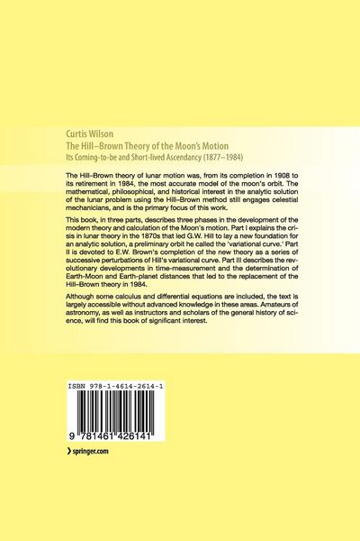 Produktbild: The Hill-Brown Theory of the Moon&rsquo;s Motion