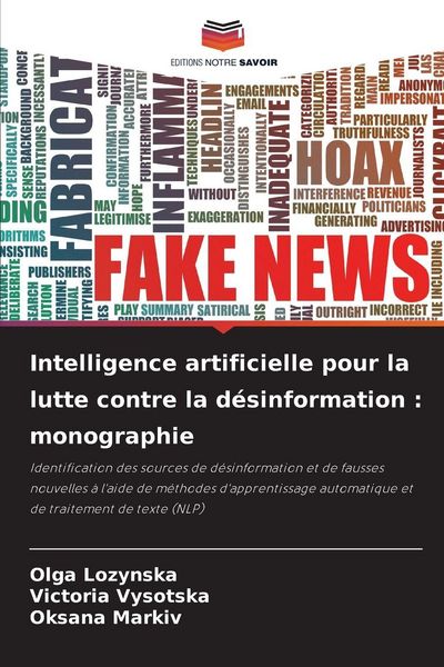 Produktbild: Intelligence artificielle pour la lutte contre la d&eacute;sinformation : monographie