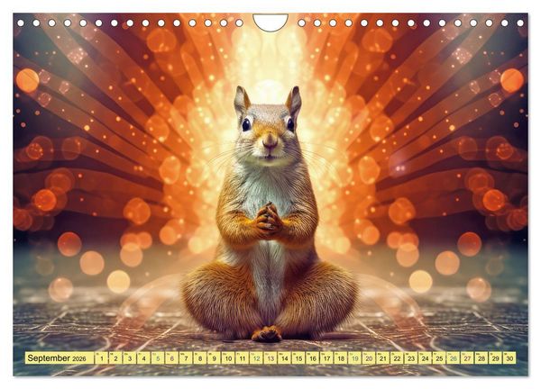 Produktbild: Eichh&ouml;rnchen im Erlebnishunger (Wandkalender 2026 DIN A4 quer), CALVENDO Monatskalender
