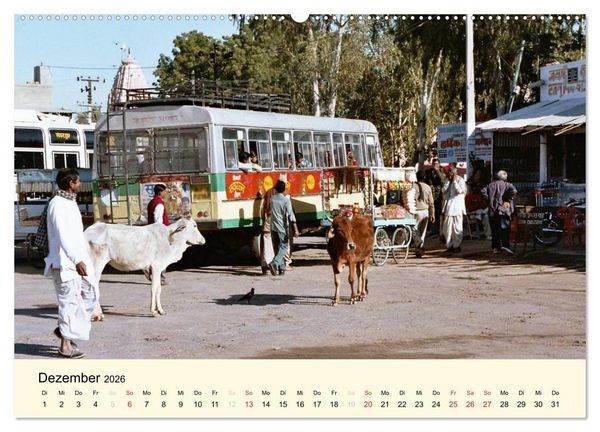 Produktbild: Alltagsleben in Indien (hochwertiger Premium Wandkalender 2026 DIN A2 quer), Kunstdruck in Hochglanz