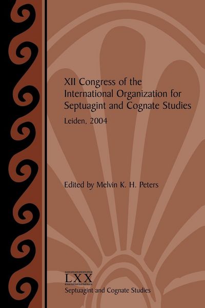 Produktbild: XII Congress of the International Organization for Septuagint and Cognate Studies, Leiden, 2004