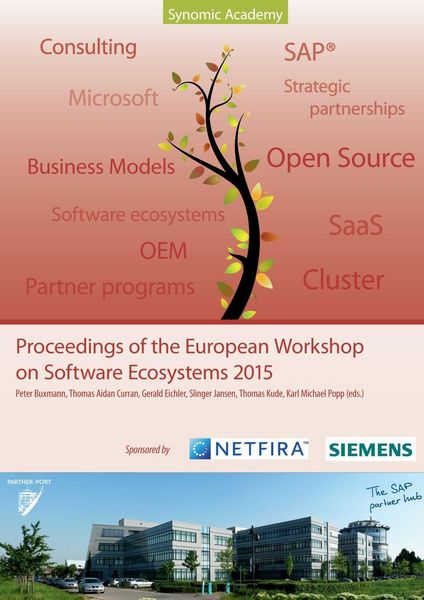 Produktbild: Proceedings of the European Workshop on Software Ecosystems 2015