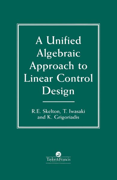 Produktbild: A Unified Algebraic Approach To Control Design