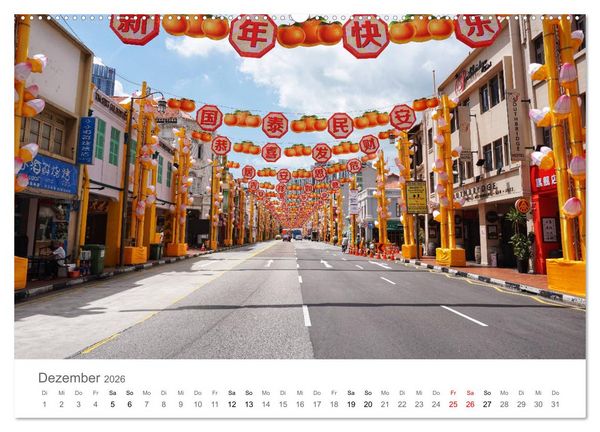 Produktbild: Singapur (Wandkalender 2026 DIN A2 quer), CALVENDO Monatskalender