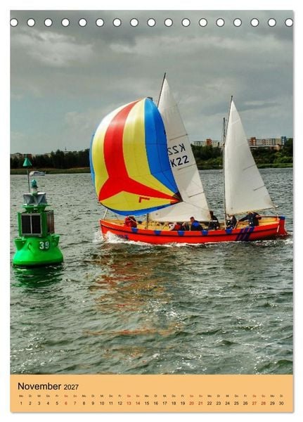 Produktbild: SAIL Rostock-Warnem&uuml;nde. Du bist so sch&ouml;n (Tischkalender 2027 DIN A5 hoch), CALVENDO Monatskalender