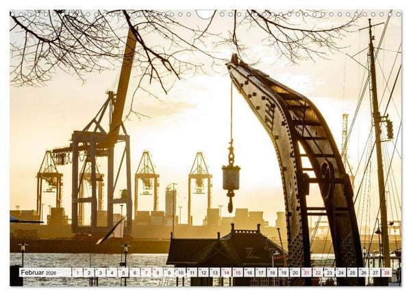 Produktbild: Moin Hamburg - Durch das Jahr an der Elbe (Wandkalender 2026 DIN A3 quer), CALVENDO Monatskalender