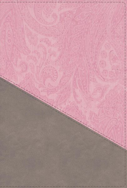 Produktbild: Niv, Personal Size Bible, Large Print, Leathersoft, Pink/Gray, Red Letter Edition, Comfort Print