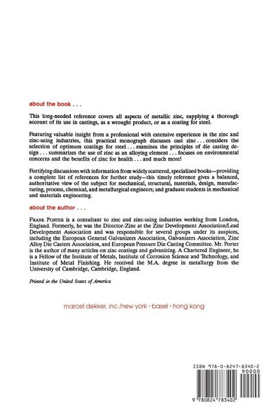 Produktbild: Zinc Handbook