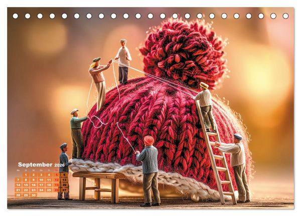 Produktbild: Miniatur - Atelier (Tischkalender 2026 DIN A5 quer), CALVENDO Monatskalender