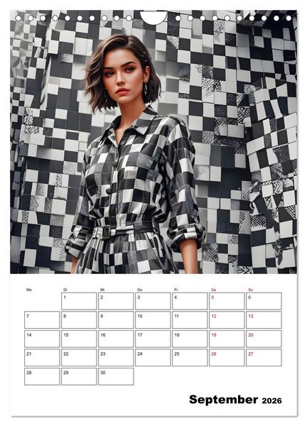 Produktbild: Schachspiel der Mode (Wandkalender 2026 DIN A4 hoch), CALVENDO Monatskalender