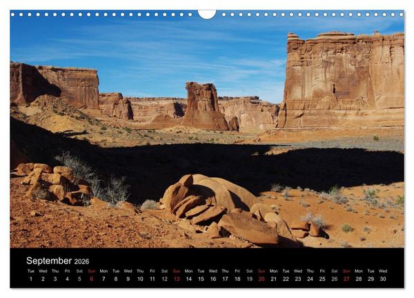 Produktbild: Spectacular Utah / UK-Version (Wall Calendar 2026 DIN A3 landscape), CALVENDO 12 Month Wall Calendar