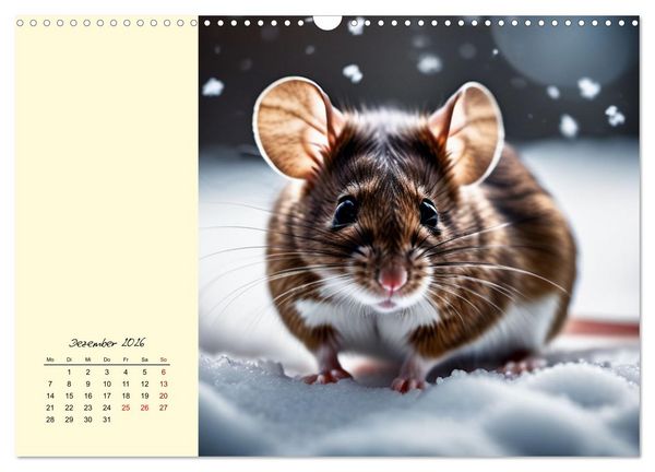 Produktbild: Goldige M&auml;use im Gr&uuml;nen (Wandkalender 2026 DIN A3 quer), CALVENDO Monatskalender
