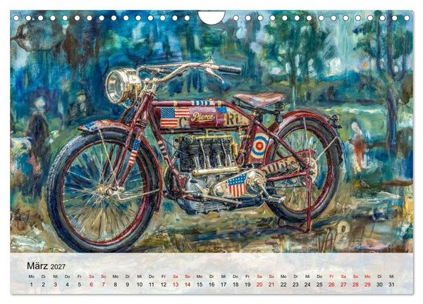 Produktbild: Kult-Motorr&auml;der der USA (Wandkalender 2027 DIN A4 quer), CALVENDO Monatskalender