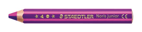 Produktbild: STAEDTLER Noris junior 140 Kindermalstift 3 in 1, 6 Duo Malstifte + 1 Spitzer