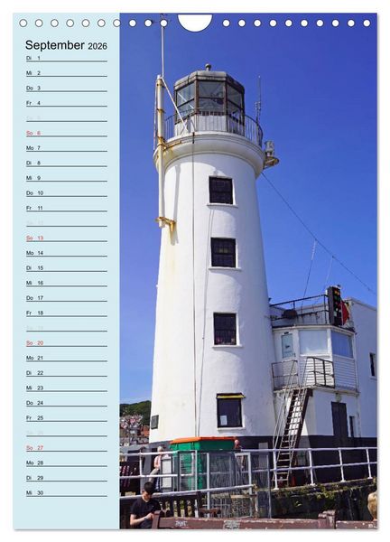 Produktbild: Leuchtt&uuml;rme - Geburtstagskalender (Wandkalender 2026 DIN A4 hoch), CALVENDO Monatskalender