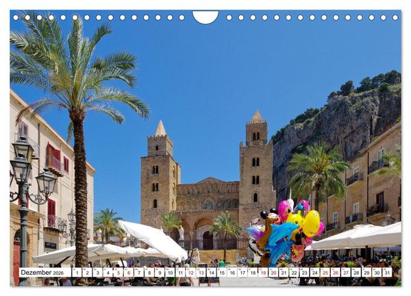 Produktbild: Sizilien - Wo der S&uuml;den leuchtet (Wandkalender 2026 DIN A4 quer), CALVENDO Monatskalender