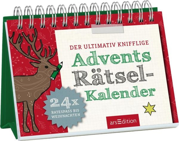 Produktbild: Der ultimativ knifflige Advents-R&auml;tsel-Kalender