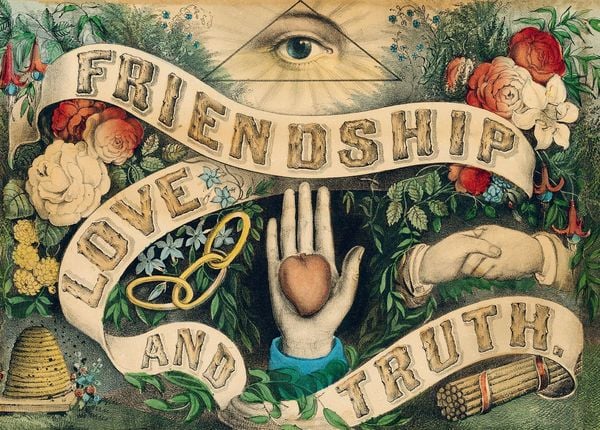 Produktbild: John Derian Paper Goods: Friendship, Love, and Truth 1,000-Piece Puzzle