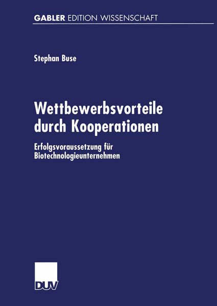 Produktbild: Wettbewerbsvorteile durch Kooperationen