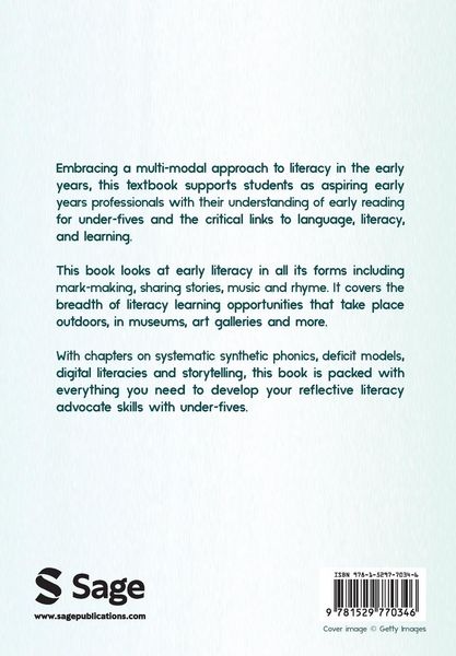 Produktbild: Early Literacy For Under-Fives
