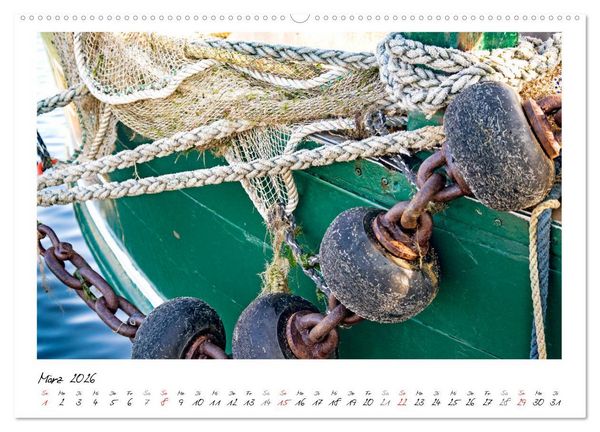 Produktbild: Fischerdorf Greetsiel (hochwertiger Premium Wandkalender 2026 DIN A2 quer), Kunstdruck in Hochglanz