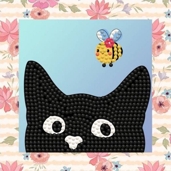 Produktbild: Diamond Painting Freche Katze