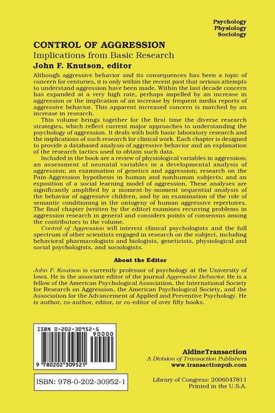Produktbild: Control of Aggression