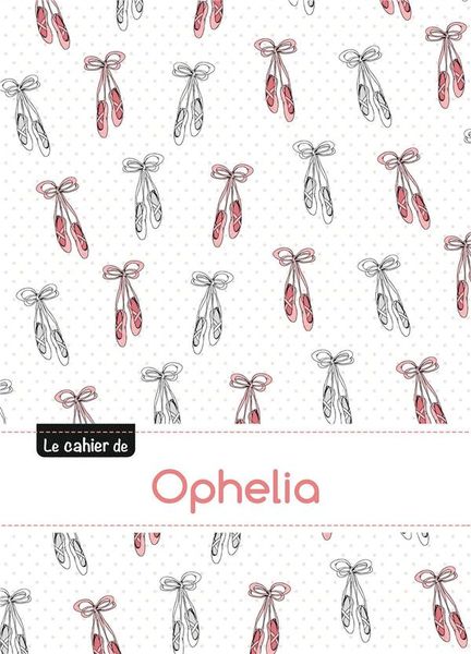 Produktbild: Cahier ophelia seyes,96p,a5