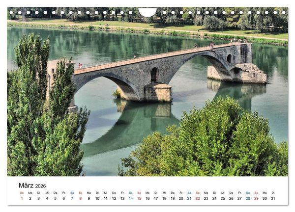 Produktbild: Avignon - Weltkulturerbe der UNESCO (Wandkalender 2026 DIN A4 quer), CALVENDO Monatskalender