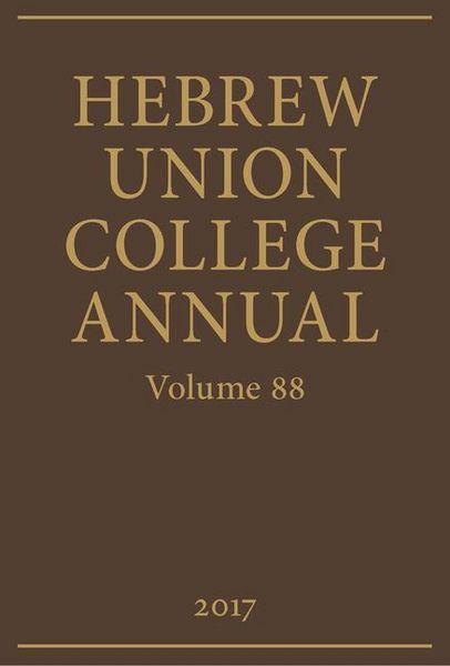 Produktbild: Hebrew Union College Annual