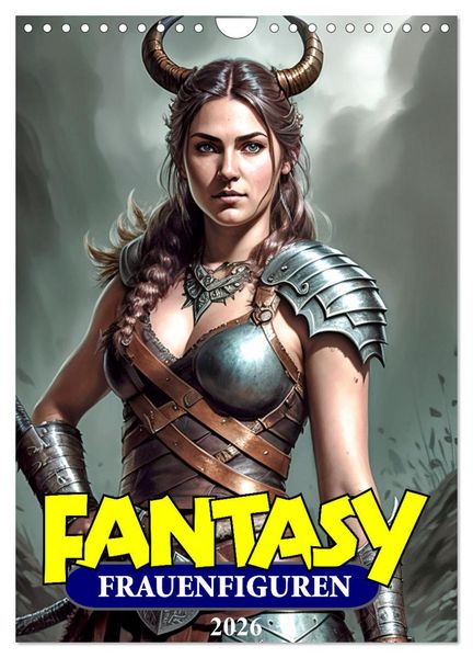 Produktbild: Fantasy-Frauenfiguren (Wandkalender 2026 DIN A4 hoch), CALVENDO Monatskalender