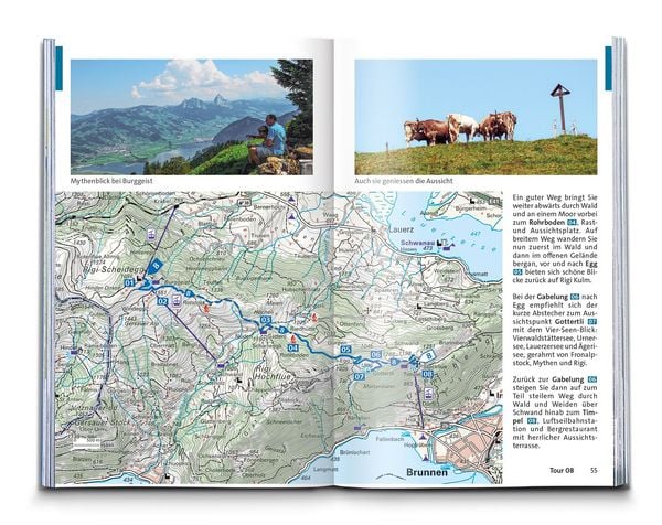 Produktbild: K&uuml;mmerly+Frey Wanderf&uuml;hrer Vierwaldst&auml;ttersee, Gotthard