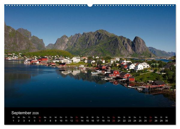 Produktbild: Lofoten (Wandkalender 2026 DIN A2 quer), CALVENDO Monatskalender