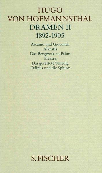 Produktbild: Dramen II. 1892-1905