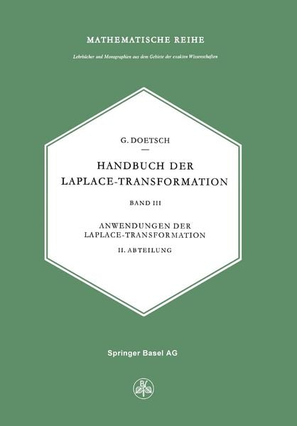 Produktbild: Handbuch der Laplace-Transformation