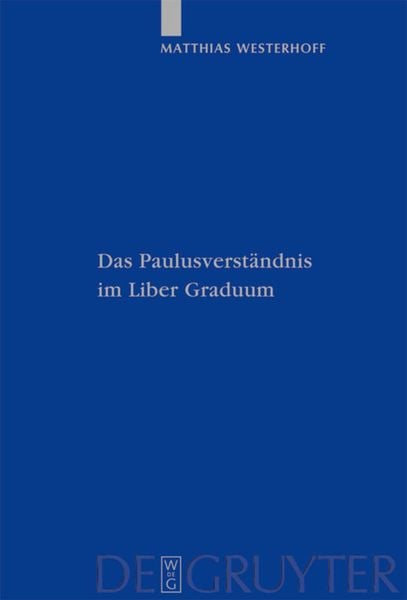 Produktbild: Das Paulusverst&auml;ndnis im Liber Graduum