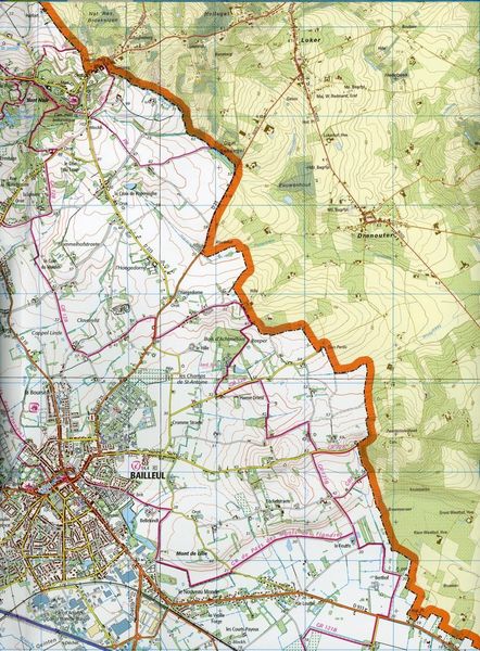 Produktbild: Bailleul.Steenvoorde 1:25 000