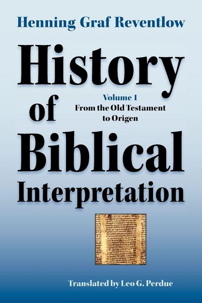 Produktbild: History of Biblical Interpretation, Vol. 1