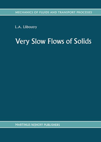 Produktbild: Very Slow Flows of Solids